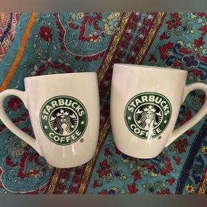 Pair of 2007 STARBUCKS 11.5 oz coffee cups